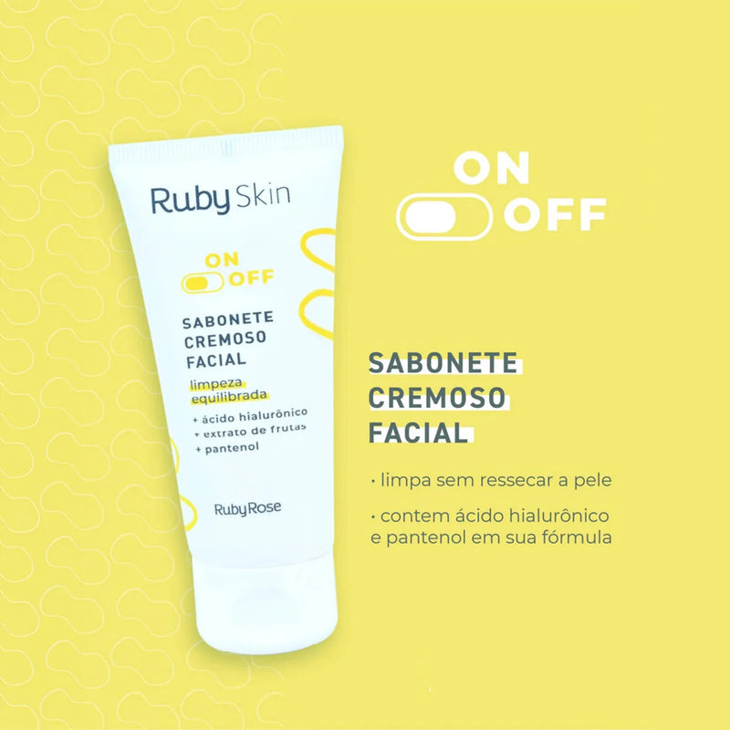 Sabonete Cremoso Facial Ruby Skin