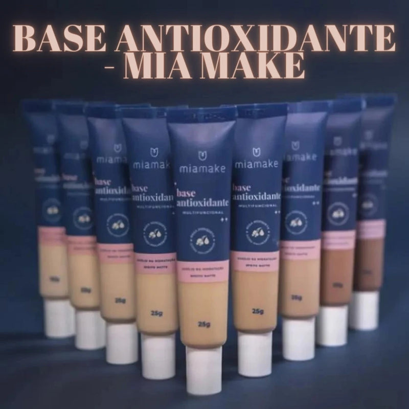 Base Antioxidante Multifuncional Efeito Matte Mia Make