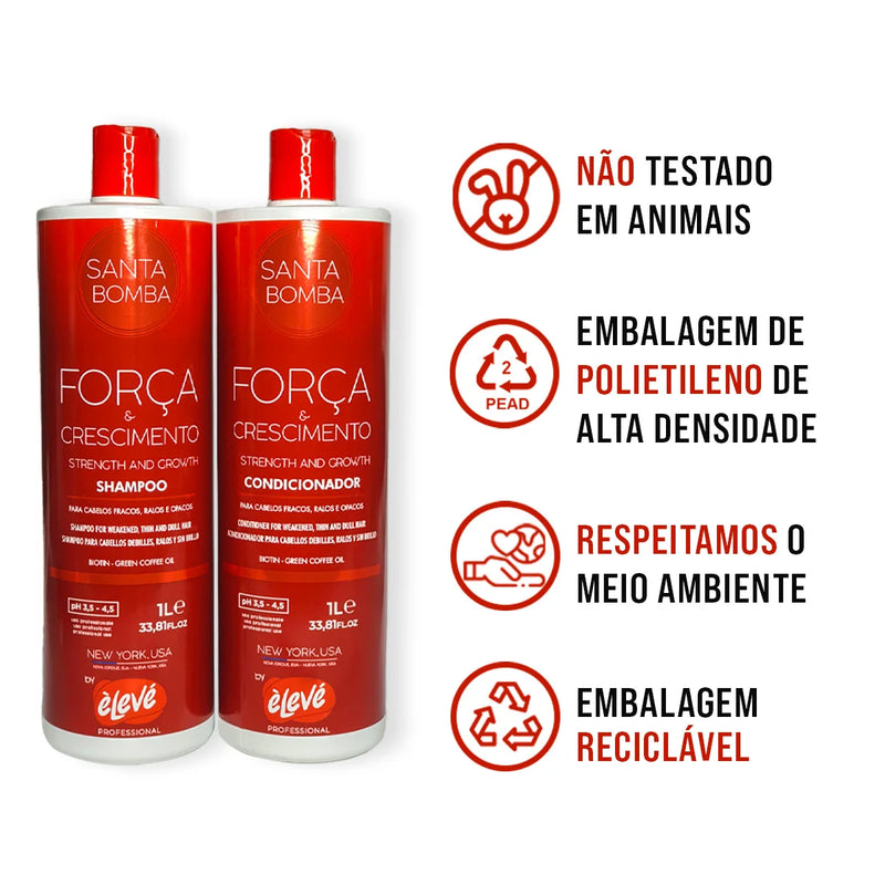 Kit Shampoo E Condicionador - SANTA BOMBA