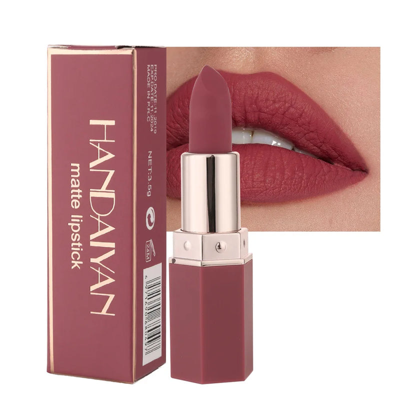 Batom Mate Beauty Matte Lip Gloss - 6 cores