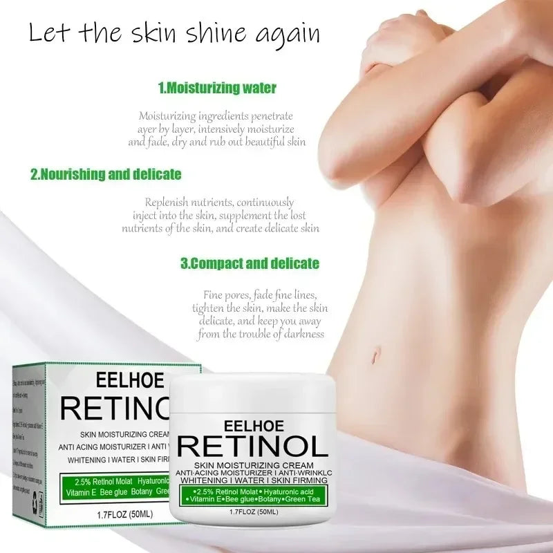 Creme Clareador Rosto e Corpo Retinol